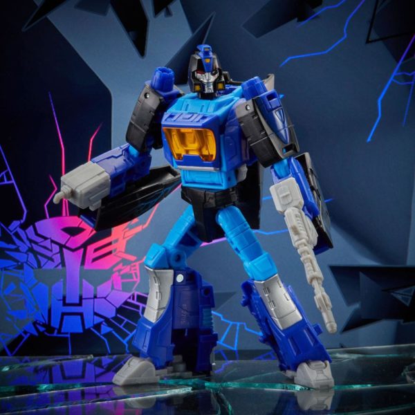 Blurr Transformers Figur Deluxe Class Shattered Glass Collection Pulse Exclusive von Hasbro