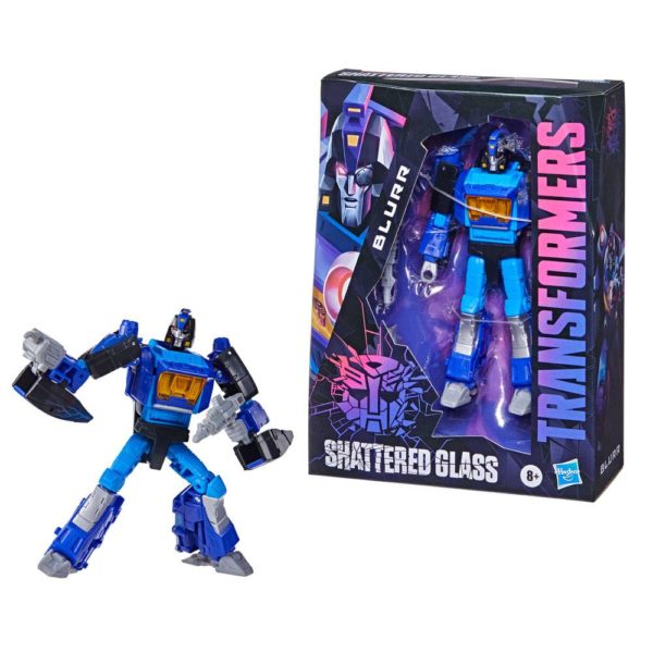 Blurr Transformers Figur Deluxe Class Shattered Glass Collection Pulse Exclusive von Hasbro