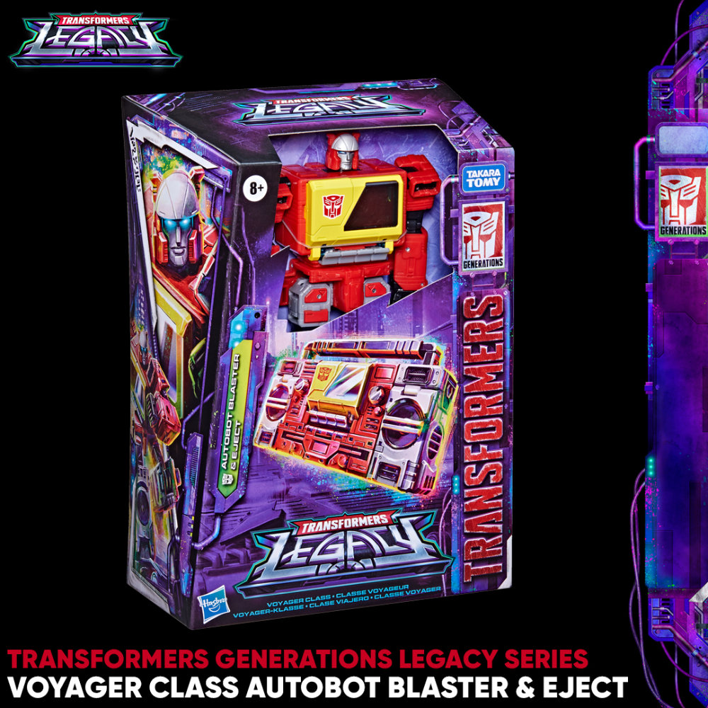 Autobot Blaster & Eject Transformers Generations Legacy Series Voyager Class