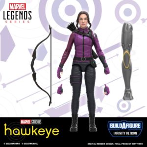 Kate Bishop Marvel Legends Series Figur aus der Infinity Ultron (BAF) Wave von Hasbro