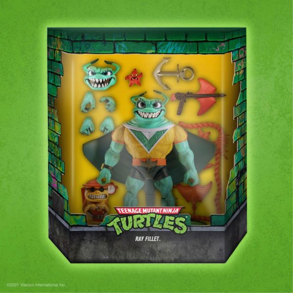 Ray Fillet Teenage Mutant Ninja Turtles TMNT Ultimates! Figur von Super7