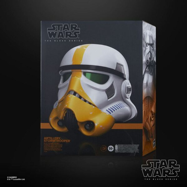 Artillery Stormtrooper Helm Black Series von Hasbro aus Star Wars: The Mandalorian