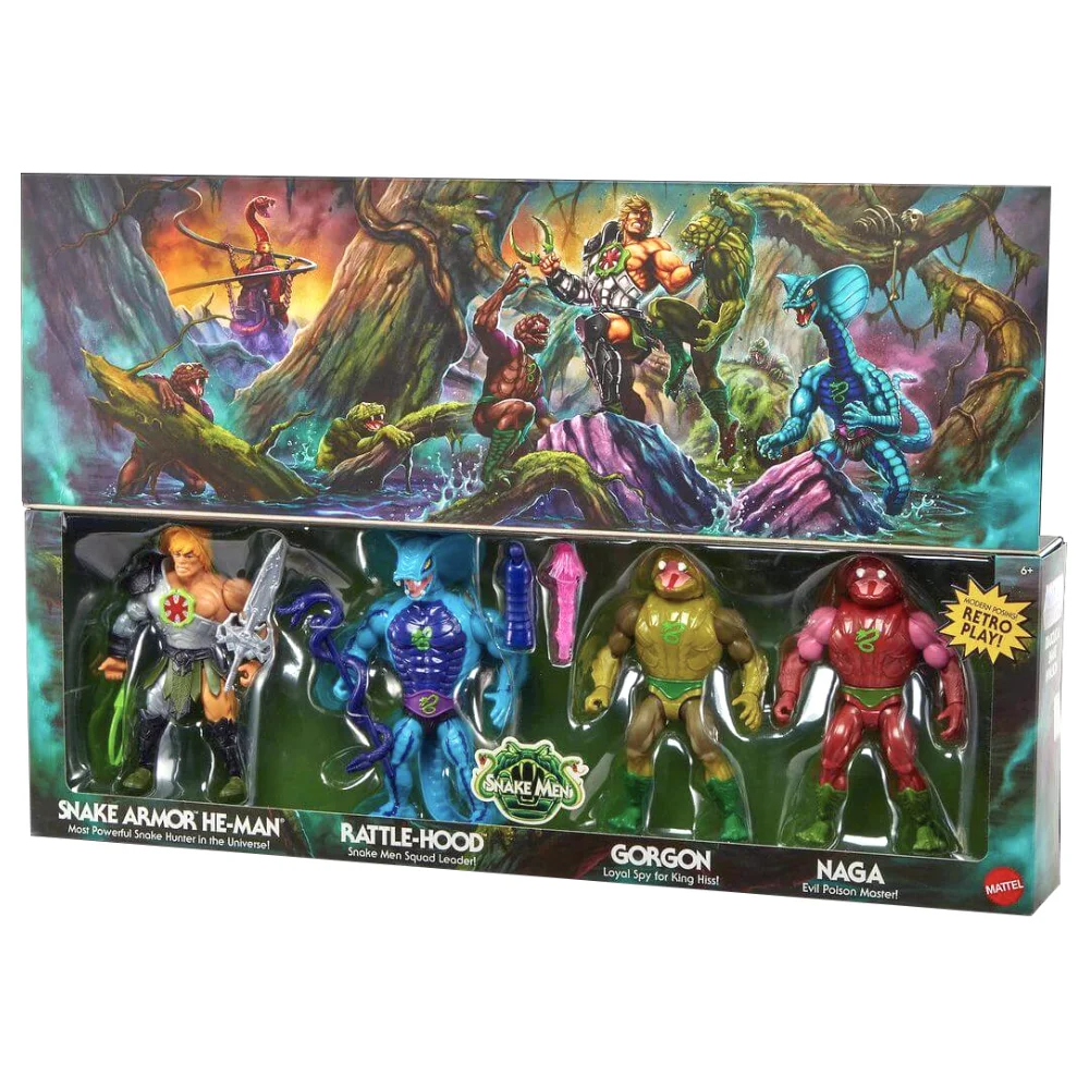 Masters of the Universe: Origins Diabolical Snake Invasion Exclusive Four- Pack