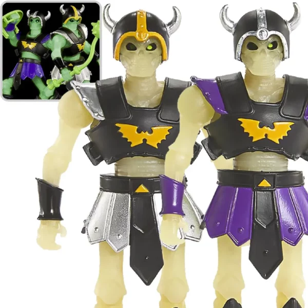 Skeleton Warrior Masters of the Universe (MotU) Origins Rise of the Snake Men Exclusive 2-Pack von Mattel