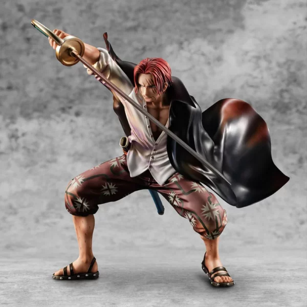 Shanks mit roten Haaren (red-haired) One Piece Portrait of Pirates (P.O.P.) Figur von MegaHouse