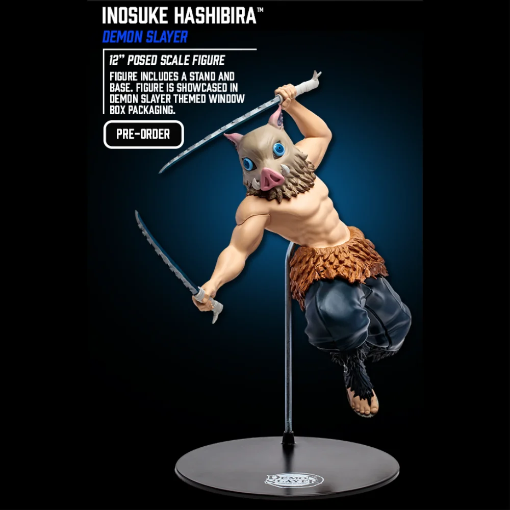 Inosuke Hashibira (12-Inch) Demon Slayer Kimetsu no Yaiba Wave 2 Figuren von McFarlane Toys