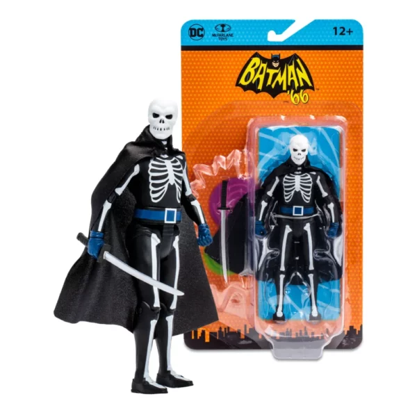 Lord Death Man als DC Retro Figur von McFarlane Toys aus der Batman 66 Classic TV Serie