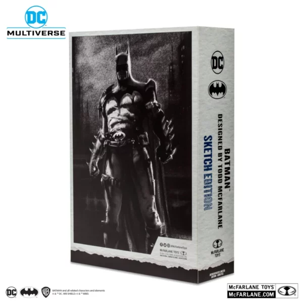 Batman (Sketch Edition) DC Multiverse Figur von Mcfarlane Toys designed by Todd McFarlane