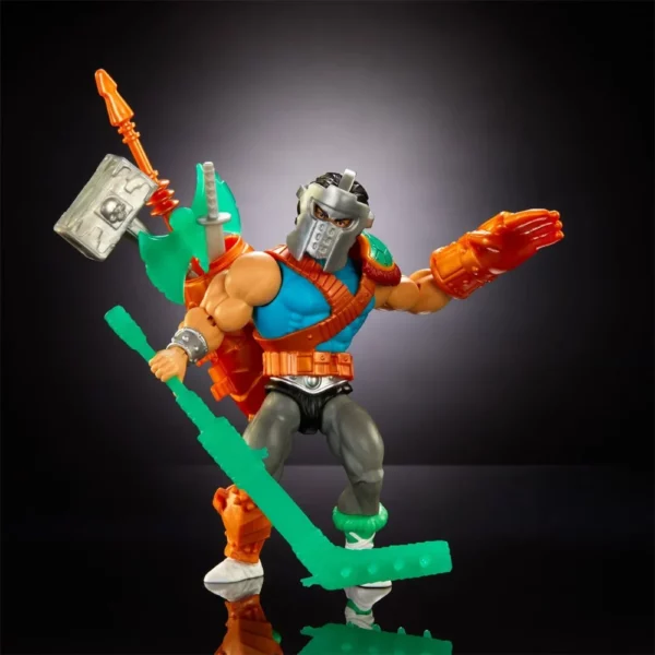 Casey Jones Turtles of Grayskull MOTU x TMNT Crossover mit den Masters of the Universe Origins und Teenage Mutant Ninja Turtles Actionfiguren von Mattel