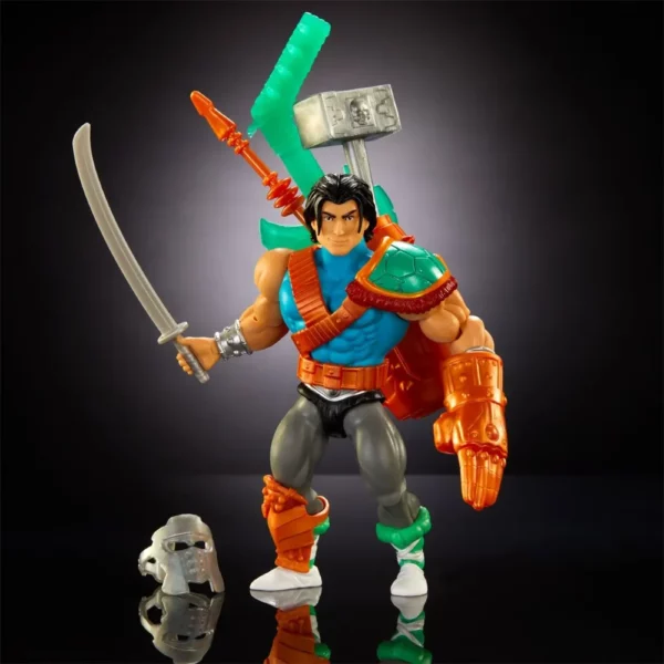 Casey Jones Turtles of Grayskull MOTU x TMNT Crossover mit den Masters of the Universe Origins und Teenage Mutant Ninja Turtles Actionfiguren von Mattel