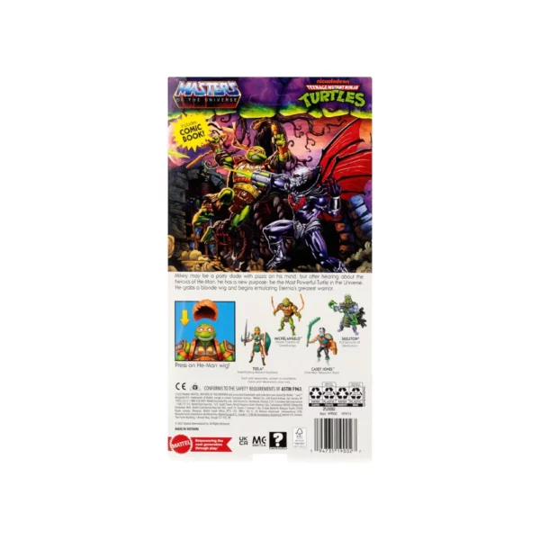 Michelangelo Turtles of Grayskull das MOTU x TMNT Crossover mit den Masters of the Universe Origins und Teenage Mutant Ninja Turtles Actionfiguren von Mattel