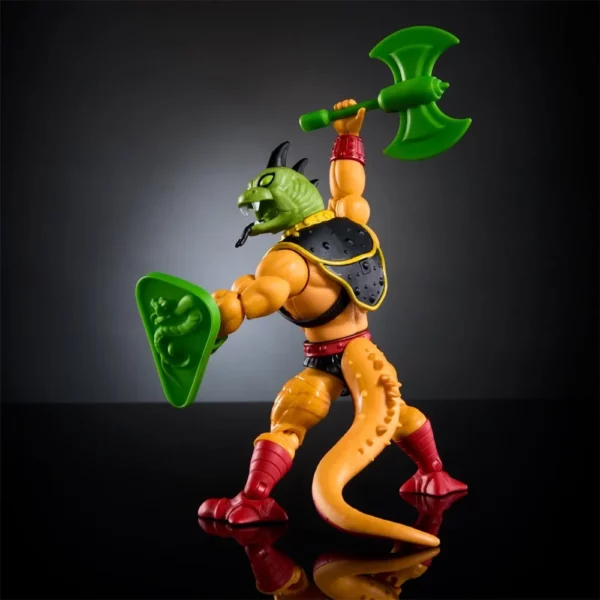 Reptilax Masters of the Universe (MotU) Origins Snake Men Fan Channel Exclusive Figur von Mattel