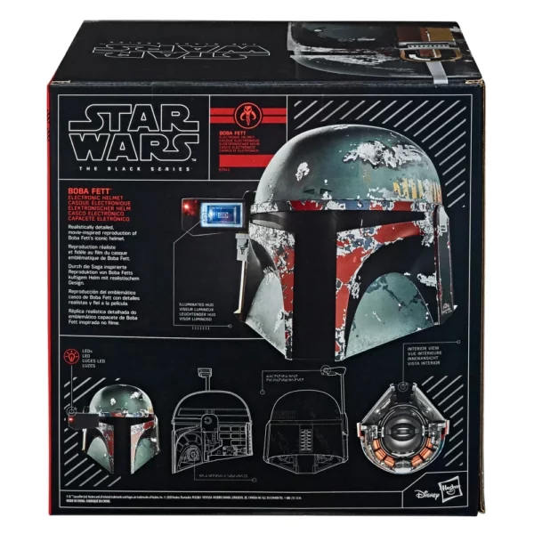 Boba Fett Helm Star Wars Black Series elektronischer Cosplay Helm von Hasbro aus Star Wars