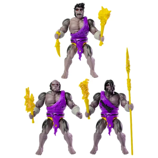 Brukteror Cave Men 3-Pack Legends of Dragonore Figuren aus der Dragon Hunt Wave 2 von Formo Toys