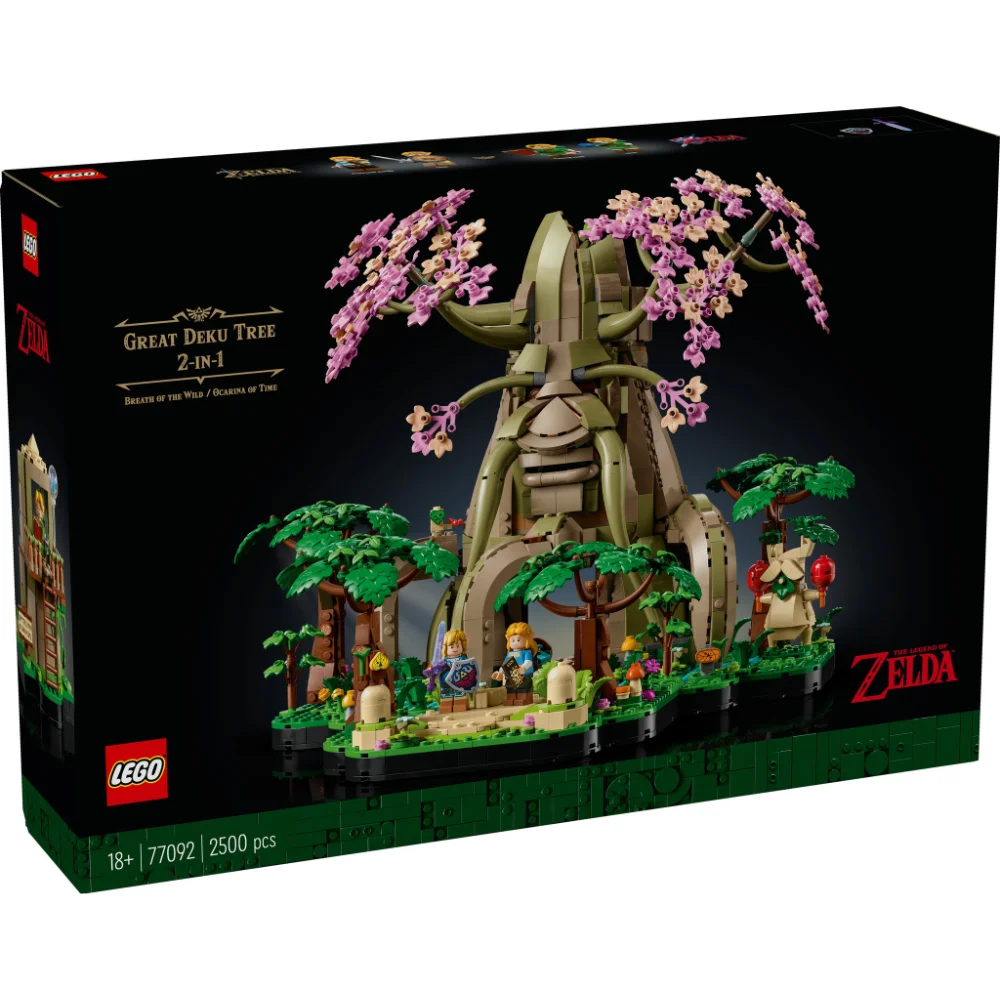 Der große Deku Baum (Great Deku Tree) Nintendo LEGO Kollaboration aus Legends of Zelda als Breath of the Wild und Ocarina of Time 2-in-1-Set