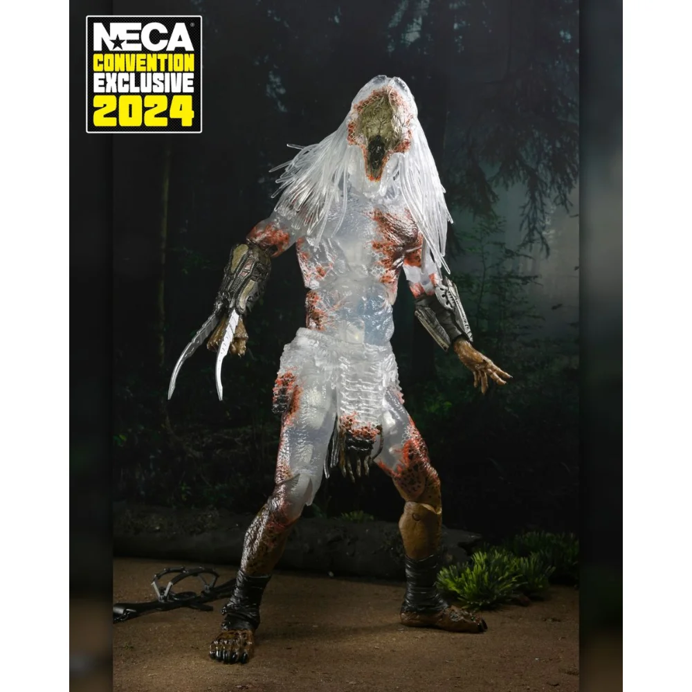 Prey - 7-Inch Actionfigur - Ultimate Feral “Camo Reveal” Predator 2024 SDCC Exclusive Enthüllung #1 von NECA
