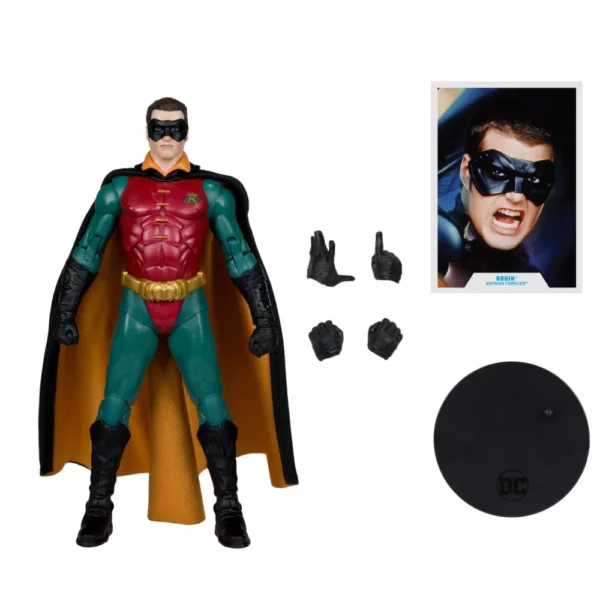 Robin DC Multiverse Figur von McFarlane Toys aus der Batman Forever Build-A-Figure (BAF) Nightmare Bat Wave