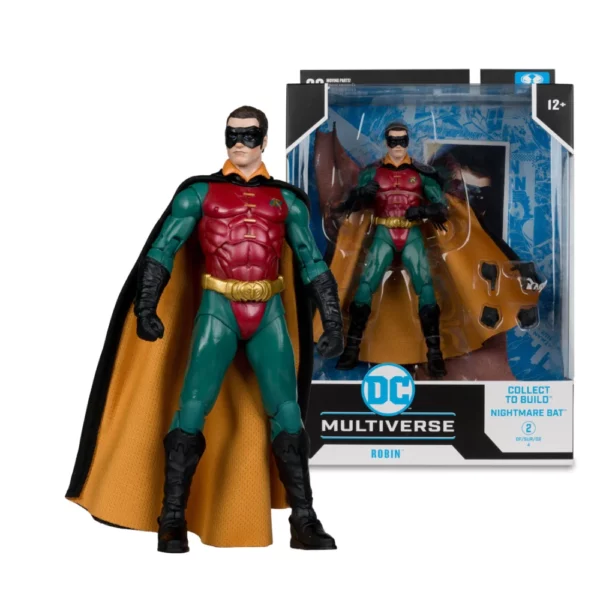 Robin DC Multiverse Figur von McFarlane Toys aus der Batman Forever Build-A-Figure (BAF) Nightmare Bat Wave