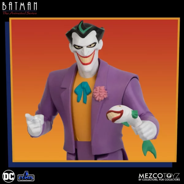 Figuren 4-Pack Batman, Robin, Catwoman und Joker von Mezco Toyz aus DC Batman: The Animated Series