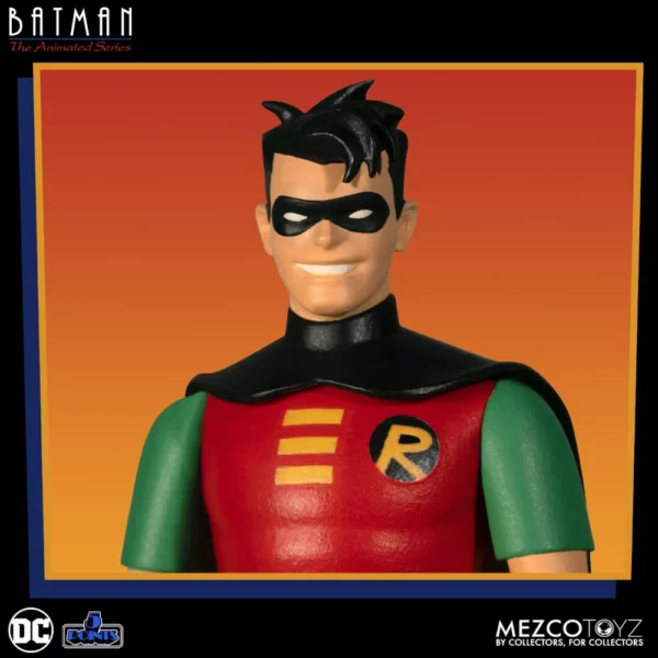 Figuren 4-Pack Batman, Robin, Catwoman und Joker von Mezco Toyz aus DC Batman: The Animated Series