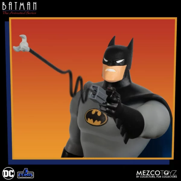 Figuren 4-Pack Batman, Robin, Catwoman und Joker von Mezco Toyz aus DC Batman: The Animated Series