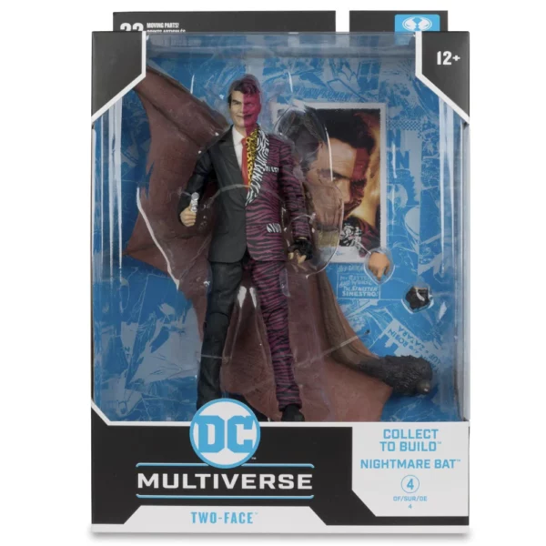 Two Face DC Multiverse Figur von McFarlane Toys aus der Batman Forever Build-A-Figure (BAF) Nightmare Bat Wave