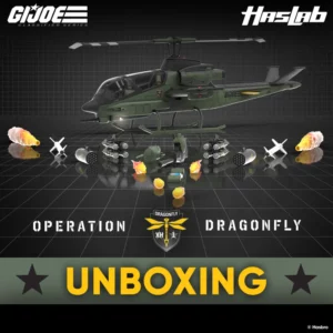 Unboxing des HasLab G.I. Joe Classified Series Assault Copter Dragonfly (XH-1) von Hasbro