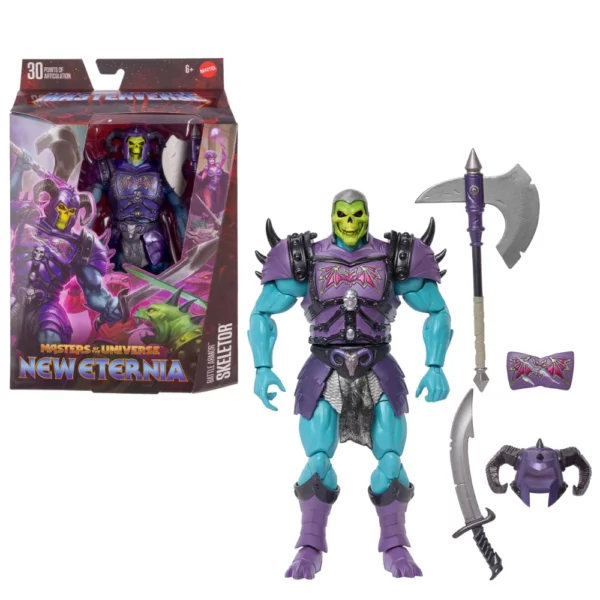 Battle Armor Skeletor Masters of the Universe Masterverse New Eternia Figur von Mattel