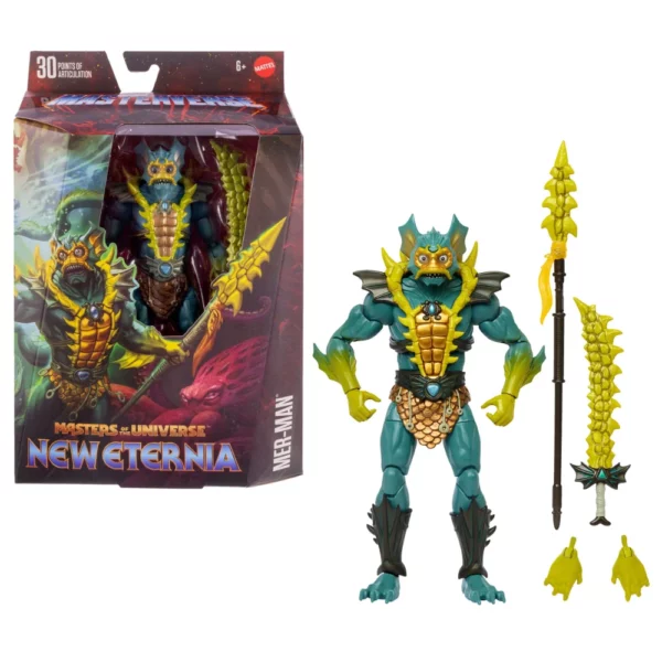 Mer-Man Masters of the Universe Masterverse New Eternia Figur von Mattel