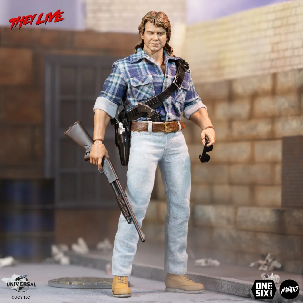 John Nada aus They Live (Sie Leben) als 1/6 Timed Edition Exlusive Actionfigur von Mondo