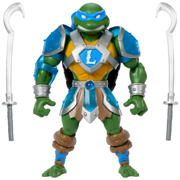 Leonardo (Snake Armor) Turtles of Grayskull Crossover mit den Masters of the Universe Origins (MotU) und Teenage Mutant Ninja Turtles (TMNT) Figuren von Mattel