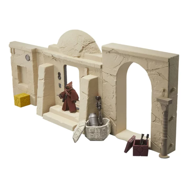 Streets of Mos Eisley Star Wars Vintage Collection Spielset mit Jawa Figur (VC342) von Hasbro aus Star Wars: A New Hope