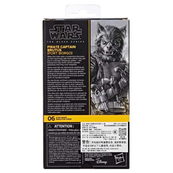 Pirate Captain Brutus (Port Borgo) Star Wars Black Series Figur (Nr. 06) von Hasbro aus Star Wars: Skeleton Crew